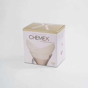 Papírové filtry pro Chemex - čtvercové na 6,8 a 10 šálků